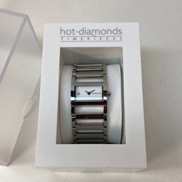 Hot Diamonds Timepieces T031 Stainless Steel Water Resistant Woman’s Watch - Picture 1 of 10